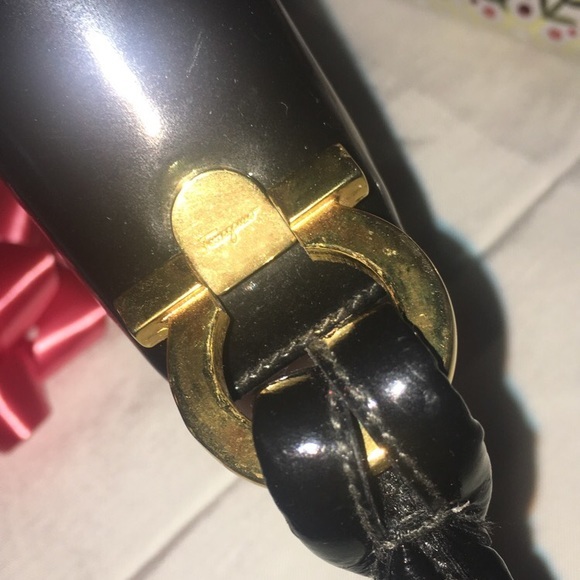 Salvatore Ferragamo Black Leather Purse - Picture 2 of 8